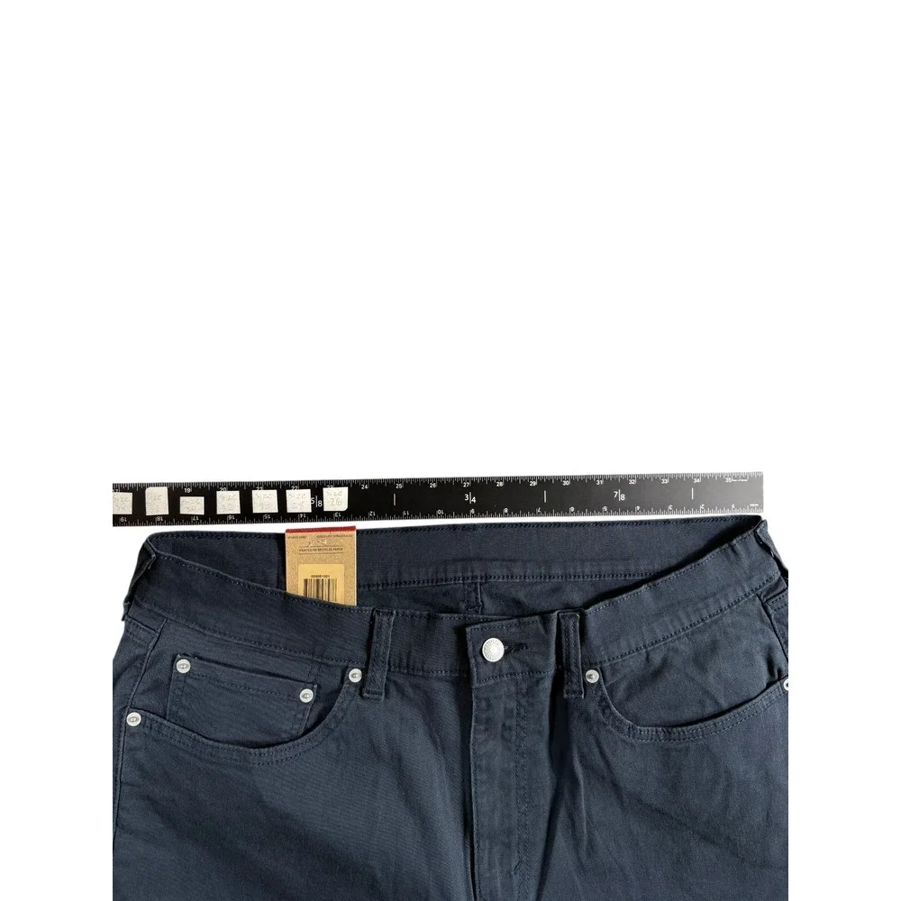 NWT Levi's 505 Regular Pants Men's 36x32 Navy Blue Indigo Straight Casual Work